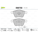 598750 Bremsbelagsatz, Scheibenbremse 598750 Bremsbelagsatz, Scheibenbremse
