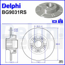 Delphi | Bremsscheibe | BG9031RS