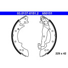 03.0137-0151.2 Bremsbackensatz