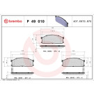 Brembo | Bremsbelagsatz, Scheibenbremse | P 49 010