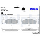 Delphi | Bremsbelagsatz, Scheibenbremse | LP1166