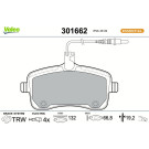 Valeo Bremsbelagsatz, Scheibenbremse ESSENTIAL 301662