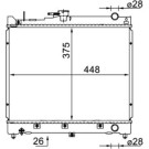 Mahle | Kühler, Motorkühlung | CR 1576 000S