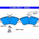 13.0460-2832.2 Bremsbelagsatz, Scheibenbremse