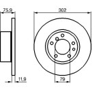 BOSCH | Bremsscheibe | 0 986 478 319