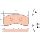 GDB5089 Bremsbelagsatz, Scheibenbremse GDB5089 Bremsbelagsatz, Scheibenbremse