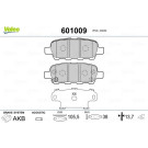 Valeo | Bremsbelagsatz, Scheibenbremse | 601009