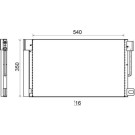 AC 367 000S Kondensator, Klimaanlage BEHR