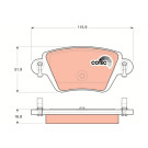 GDB1525 Bremsbelagsatz, Scheibenbremse COTEC