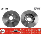 TRW | Bremsscheibe | DF1431