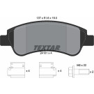 Textar | Bremsbelagsatz, Scheibenbremse | 2410101