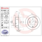Brembo | Bremsscheibe | 08.B667.11