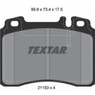 Textar | Bremsbelagsatz, Scheibenbremse | 2115307