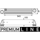 Mahle | Ladeluftkühler | CI 189 000P