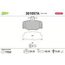 Valeo | Bremsbelagsatz, Scheibenbremse | 301057A