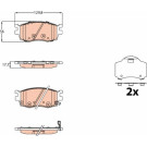 GDB3626 Bremsbelagsatz, Scheibenbremse GDB3626 Bremsbelagsatz, Scheibenbremse