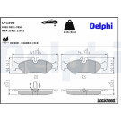 Delphi | Bremsbelagsatz, Scheibenbremse | LP1595 Delphi | Bremsbelagsatz, Scheibenbremse | LP1595