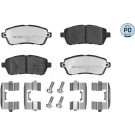 Meyle Bremsbelagsatz, Scheibenbremse MEYLE-PD: Advanced performance and design 025 242 8316/PD
