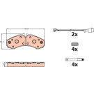 GDB2109 Bremsbelagsatz, Scheibenbremse GDB2109 Bremsbelagsatz, Scheibenbremse