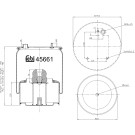 FEBI BILSTEIN 45661 Federbalg, Luftfederung