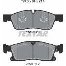 Textar Bremsbelagsatz, Scheibenbremse Q+ 2519202
