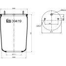 FEBI BILSTEIN 39419 Federbalg, Luftfederung