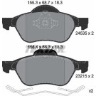 2453501 Bremsbelagsatz, Scheibenbremse Q+