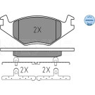 025 208 8719 Bremsbelagsatz, Scheibenbremse MEYLE-ORIGINAL: True to OE.
