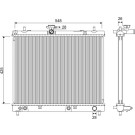 Valeo | Kühler, Motorkühlung | 701346