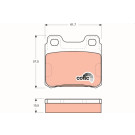 GDB952 Bremsbelagsatz, Scheibenbremse COTEC