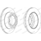 Ferodo | Bremsscheibe | FCR340A