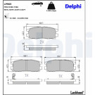 Delphi | Bremsbelagsatz, Scheibenbremse | LP965