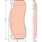 GDB1802 Bremsbelagsatz, Scheibenbremse GDB1802 Bremsbelagsatz, Scheibenbremse