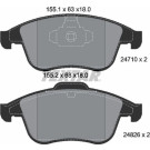 Textar Bremsbelagsatz, Scheibenbremse Q+ 2471001