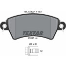 Textar | Bremsbelagsatz, Scheibenbremse | 2339602