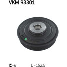 SKF | Riemenscheibe, Kurbelwelle | VKM 93301