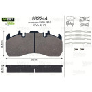 Valeo | Bremsbelagsatz, Scheibenbremse | 882244
