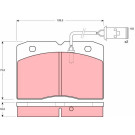 GDB478 Bremsbelagsatz, Scheibenbremse GDB478 Bremsbelagsatz, Scheibenbremse