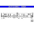 Bremsschlauch 24.5112-0395.3 Bremsschlauch 24.5112-0395.3