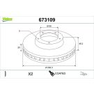 Bremsscheibe 673109