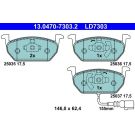 Bremsensatz, Scheibenbremse