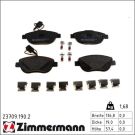 Zimmermann Bremsbelagsatz, Scheibenbremse 23709.190.2