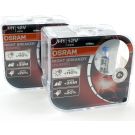 Osram Glühlampe, Scheinwerfer 2X OSRAM Night Breaker Unlimited H1 (Duo Box) NIGHT BREAKER UNLIMITED 64150NBU-HCB