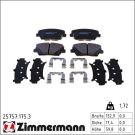 Zimmermann Bremsbelagsatz, Scheibenbremse 25757.175.3