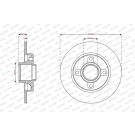Bremsscheibe DDF2929-1