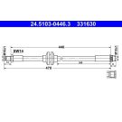 Bremsschlauch 24.5103-0446.3 Bremsschlauch 24.5103-0446.3