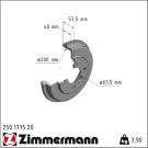 Zimmermann Bremstrommel Coat Z 250.1775.20