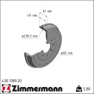 Zimmermann Bremstrommel Coat Z 430.1789.20