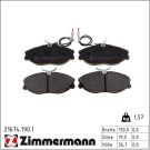 Zimmermann Bremsbelagsatz, Scheibenbremse 21674.190.1