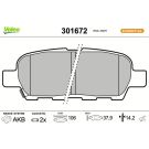Valeo Bremsbelagsatz, Scheibenbremse ESSENTIAL 301672